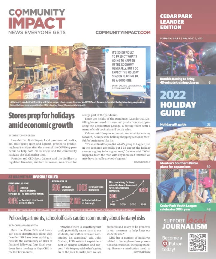 Cedar Park cover — November 2022