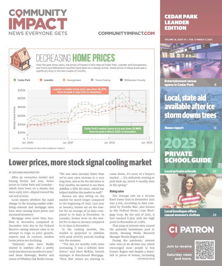 Cedar Park cover — February 2023