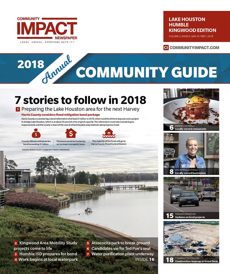 Lake Houston - Humble - Kingwood cover — January 2018