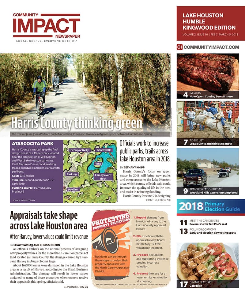 Lake Houston - Humble - Kingwood cover — February 2018