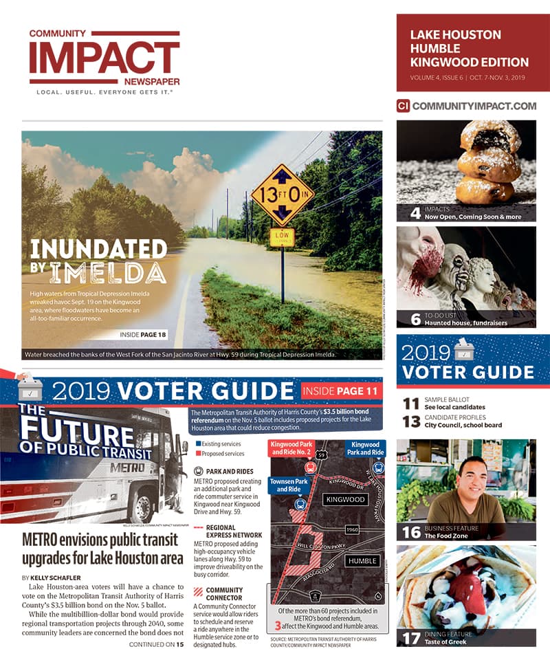 Lake Houston - Humble - Kingwood cover — October 2019
