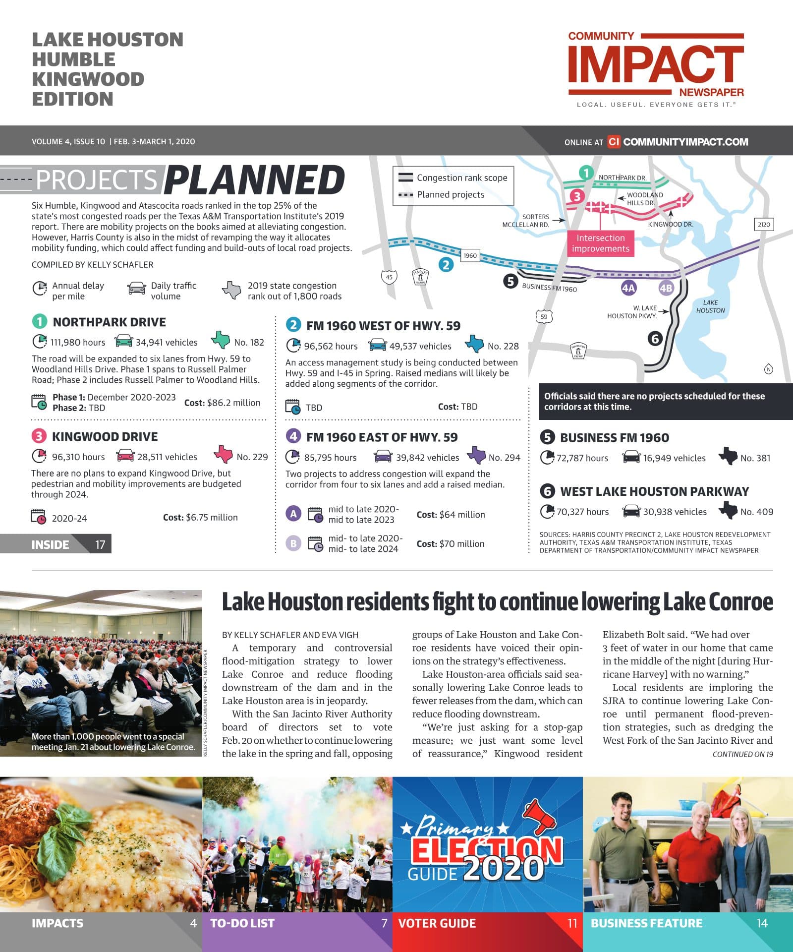 Lake Houston - Humble - Kingwood cover — February 2020