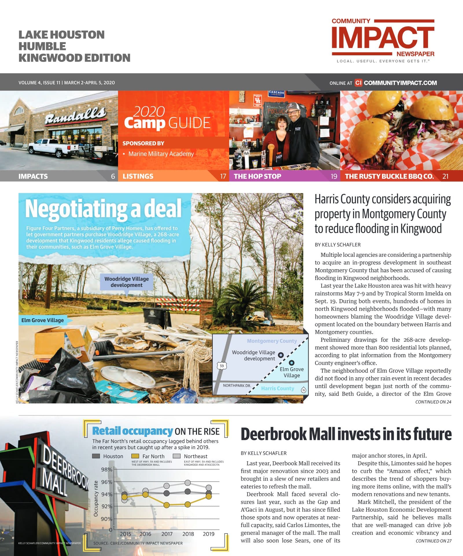 Lake Houston - Humble - Kingwood cover — March 2020