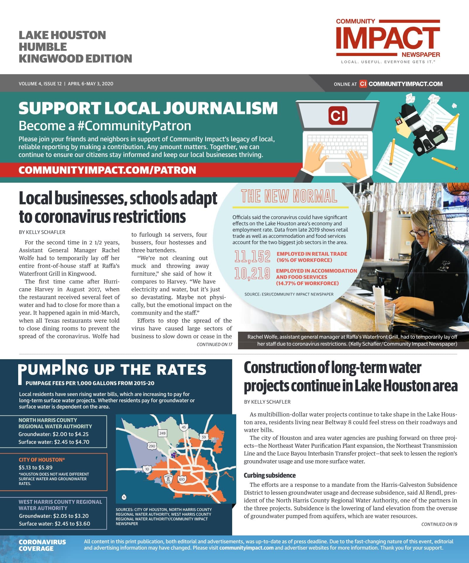 Lake Houston - Humble - Kingwood cover — April 2020