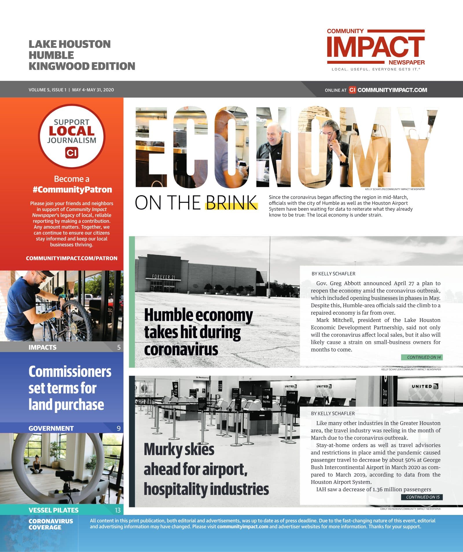 Lake Houston - Humble - Kingwood cover — May 2020