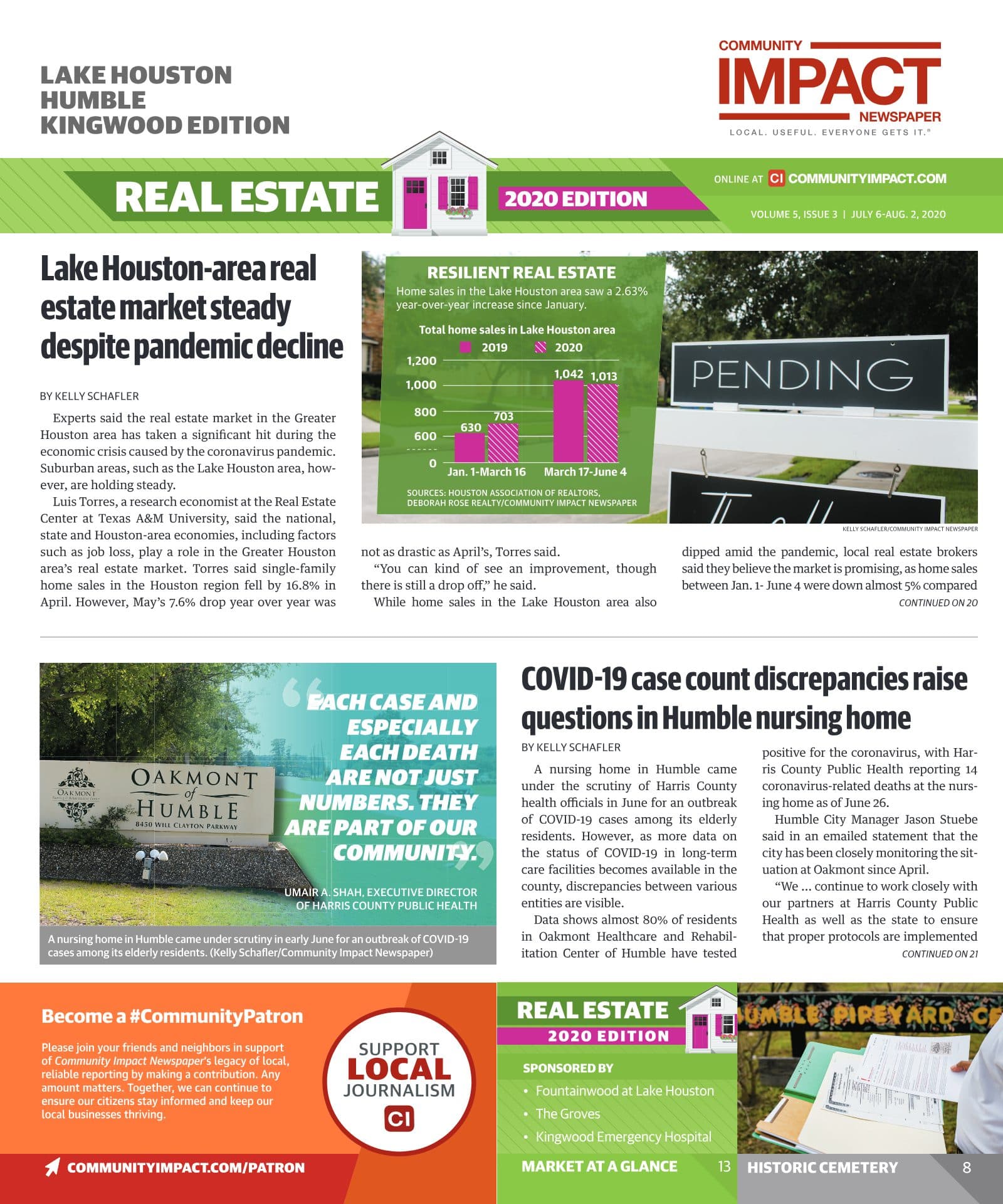 Lake Houston - Humble - Kingwood cover — July 2020