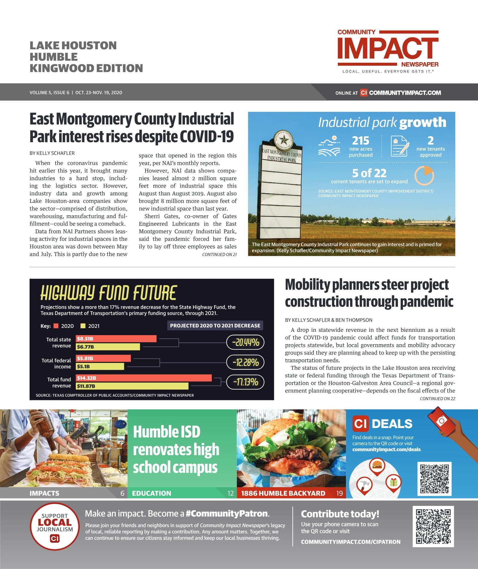 Lake Houston - Humble - Kingwood cover — October 2020