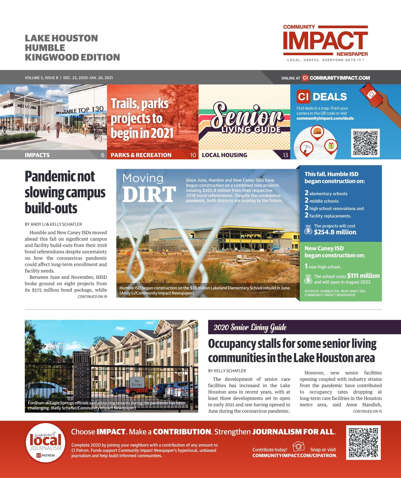Lake Houston - Humble - Kingwood cover — December 2020