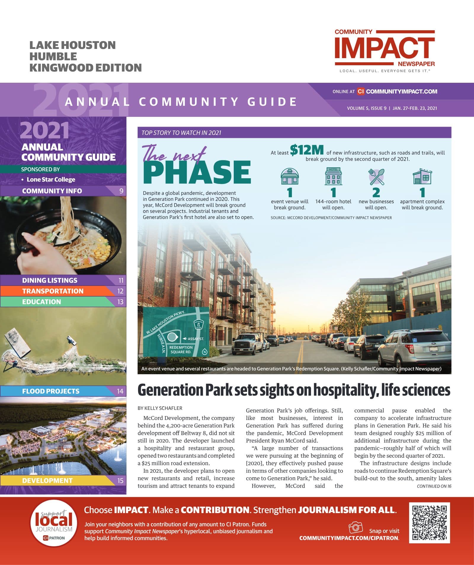 Lake Houston - Humble - Kingwood cover — January 2021