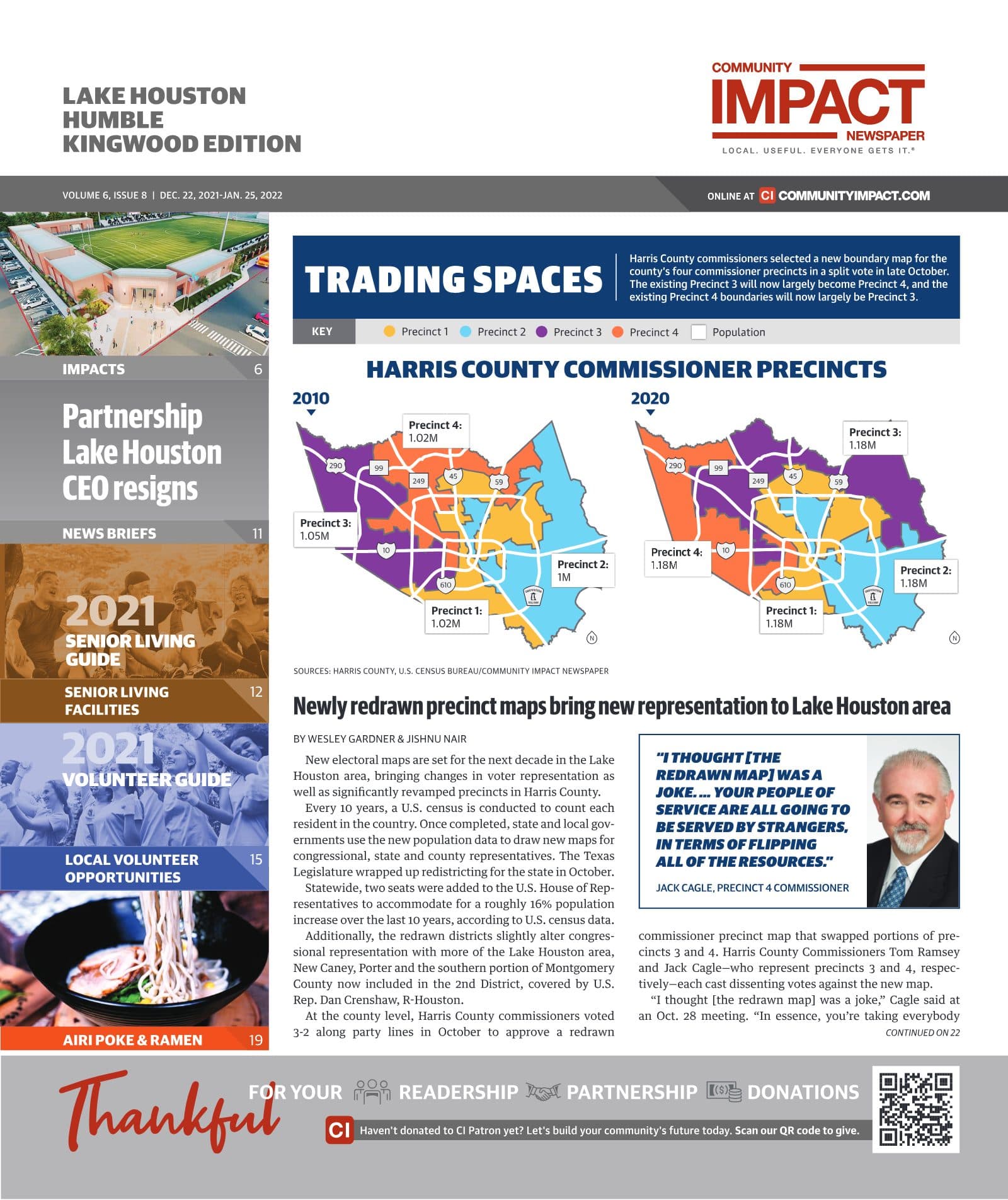 Lake Houston - Humble - Kingwood cover — December 2021
