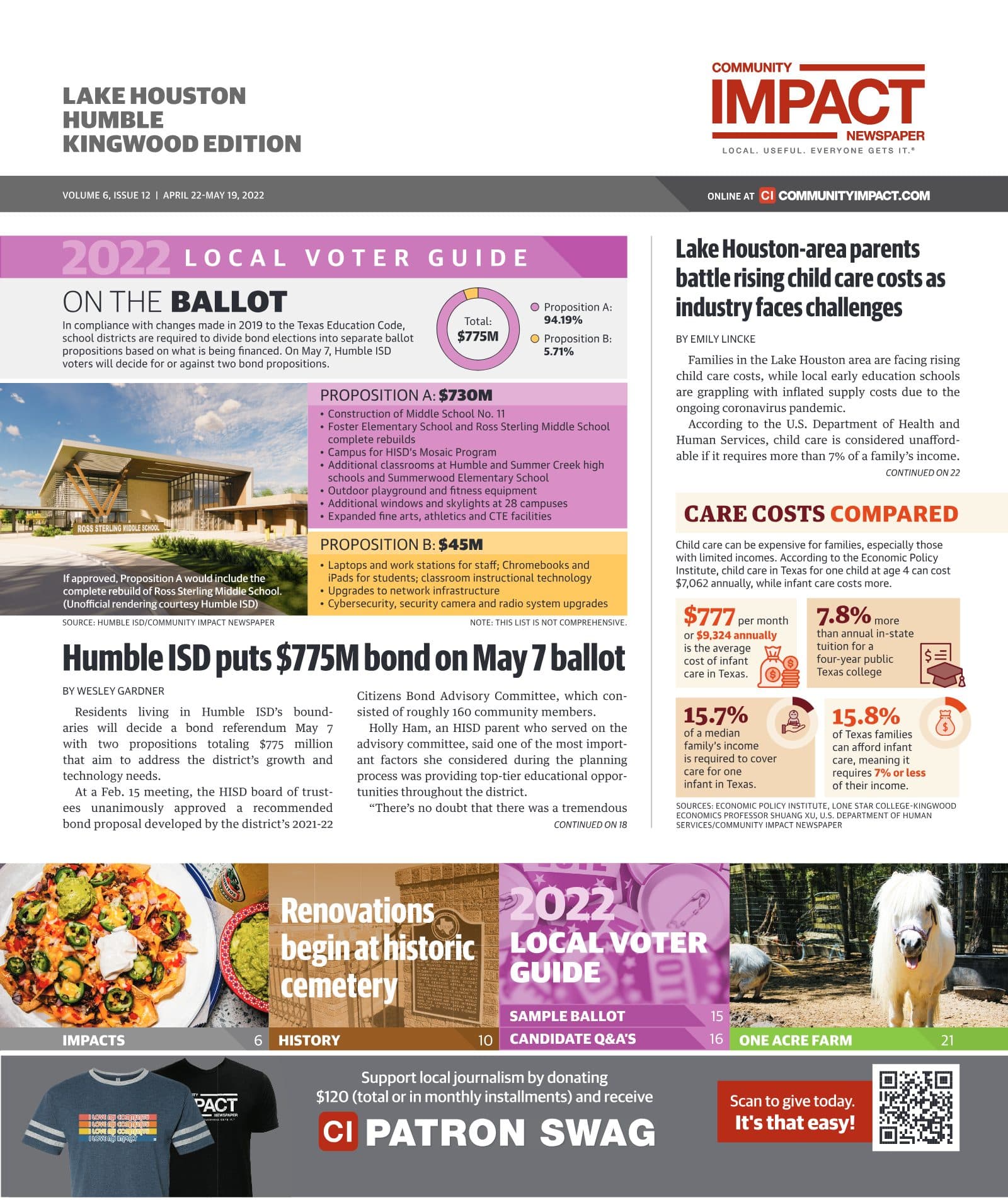Lake Houston - Humble - Kingwood cover — April 2022