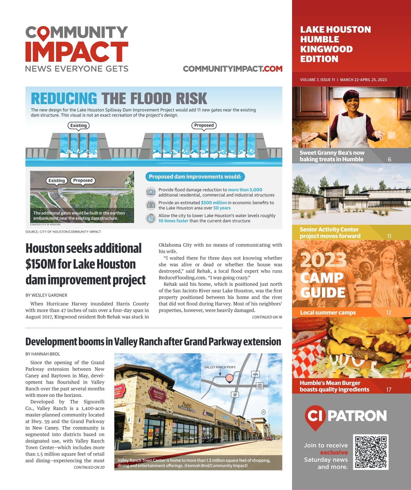 Lake Houston - Humble - Kingwood cover — March 2023