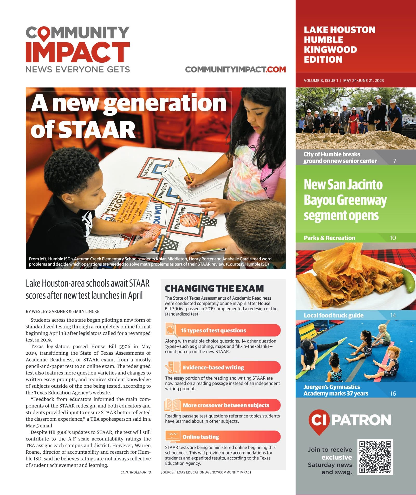 Lake Houston - Humble - Kingwood cover — May 2023