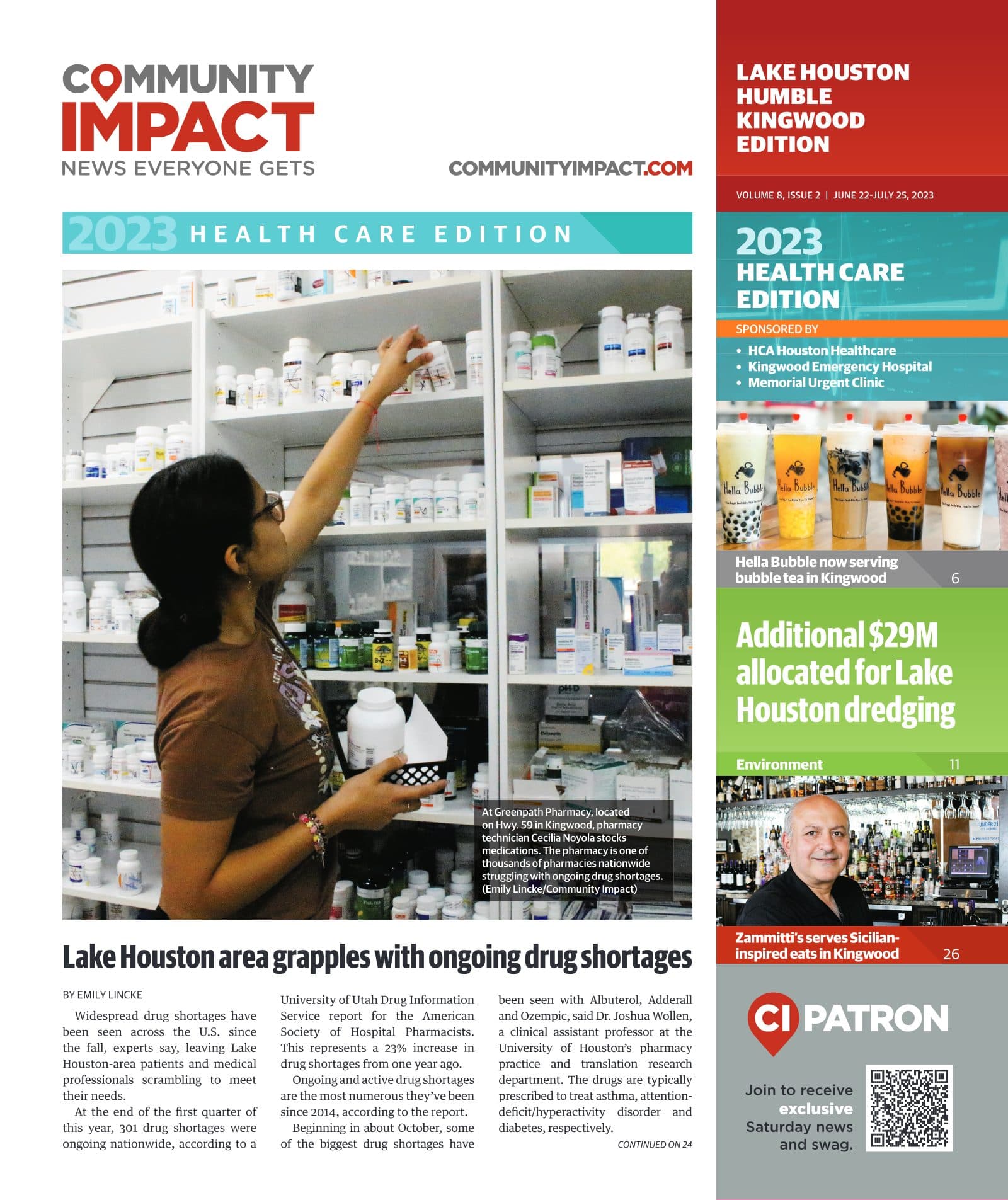 Lake Houston - Humble - Kingwood cover — June 2023