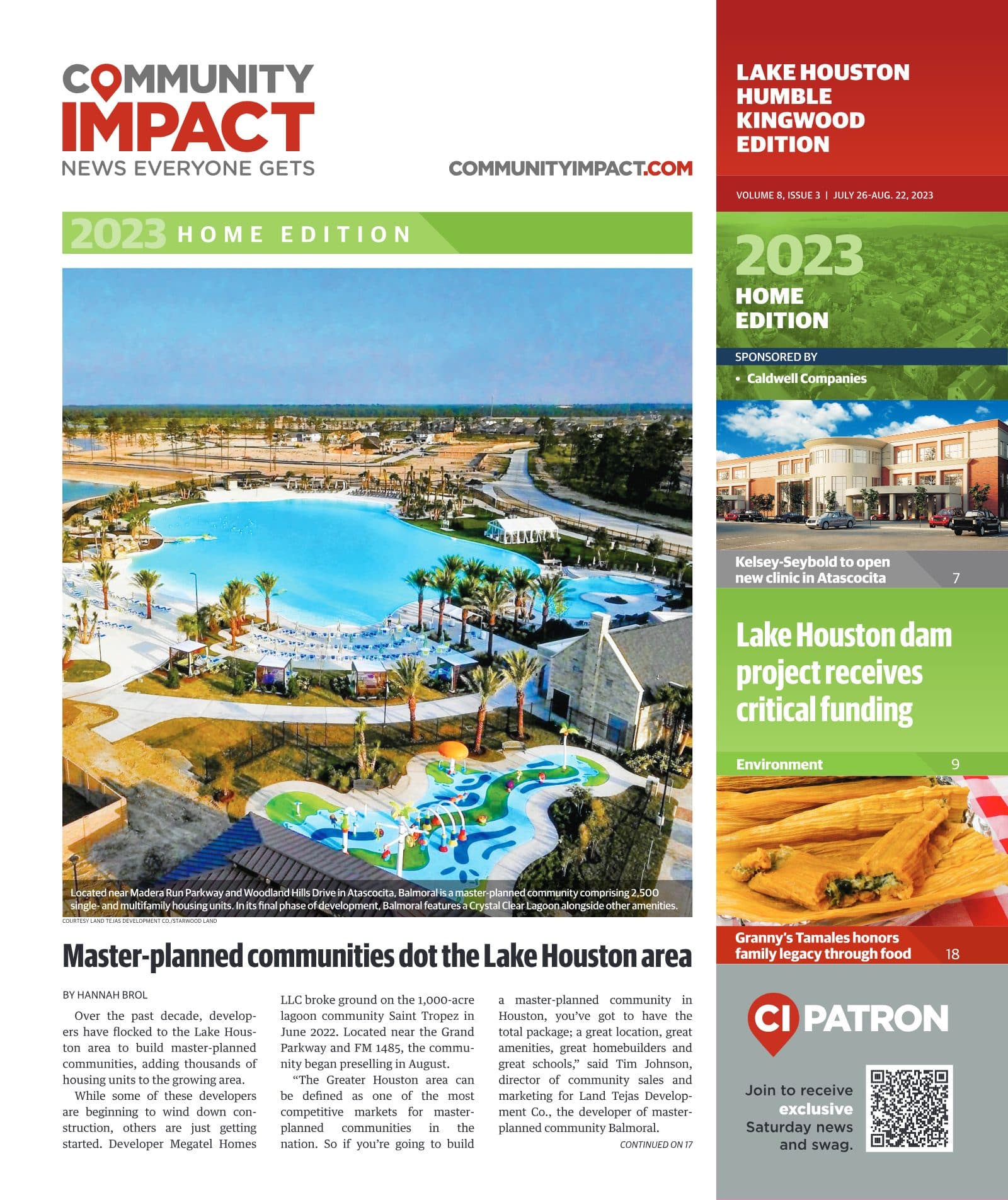 Lake Houston - Humble - Kingwood cover — July 2023