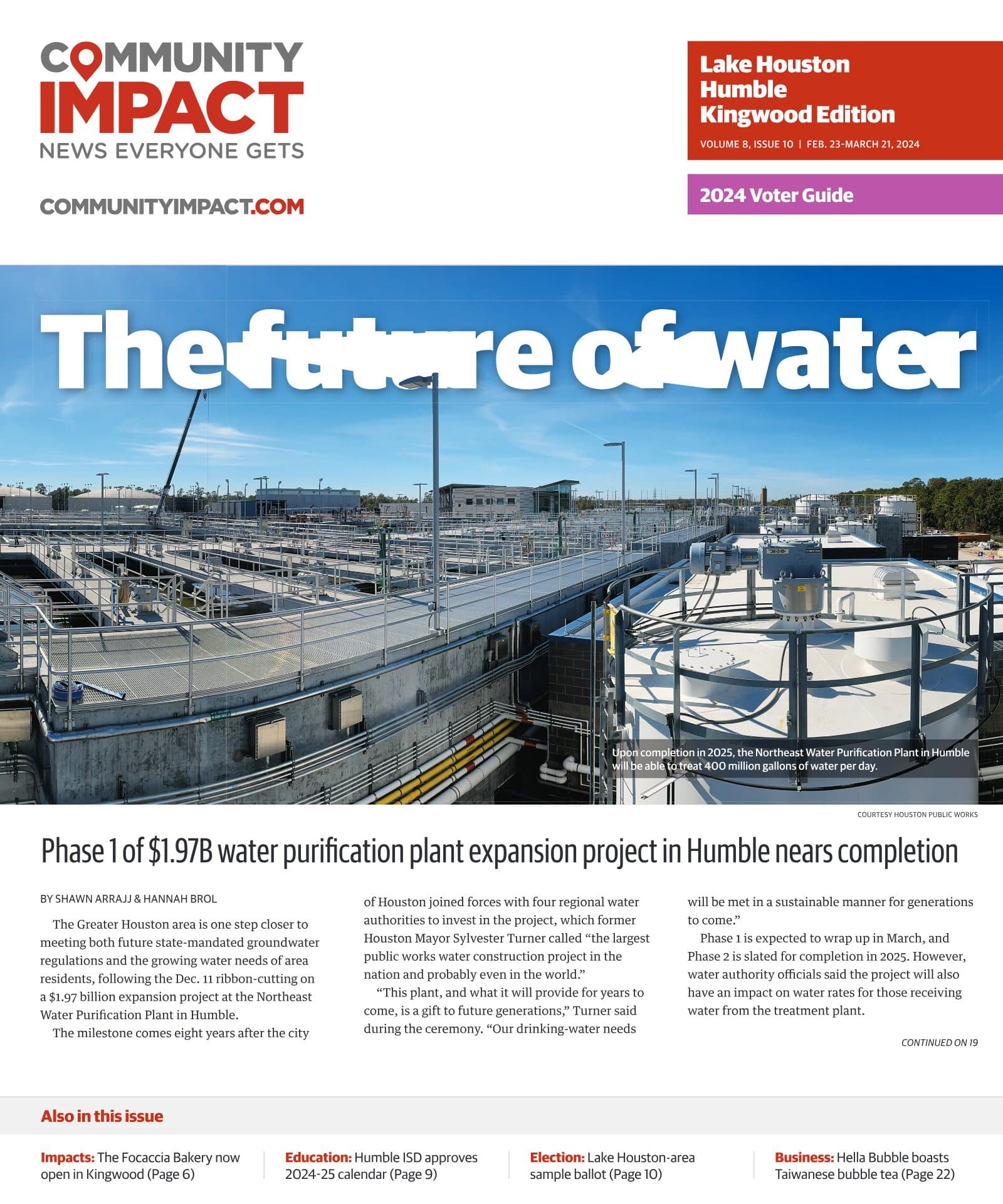Lake Houston - Humble - Kingwood cover — February 2024