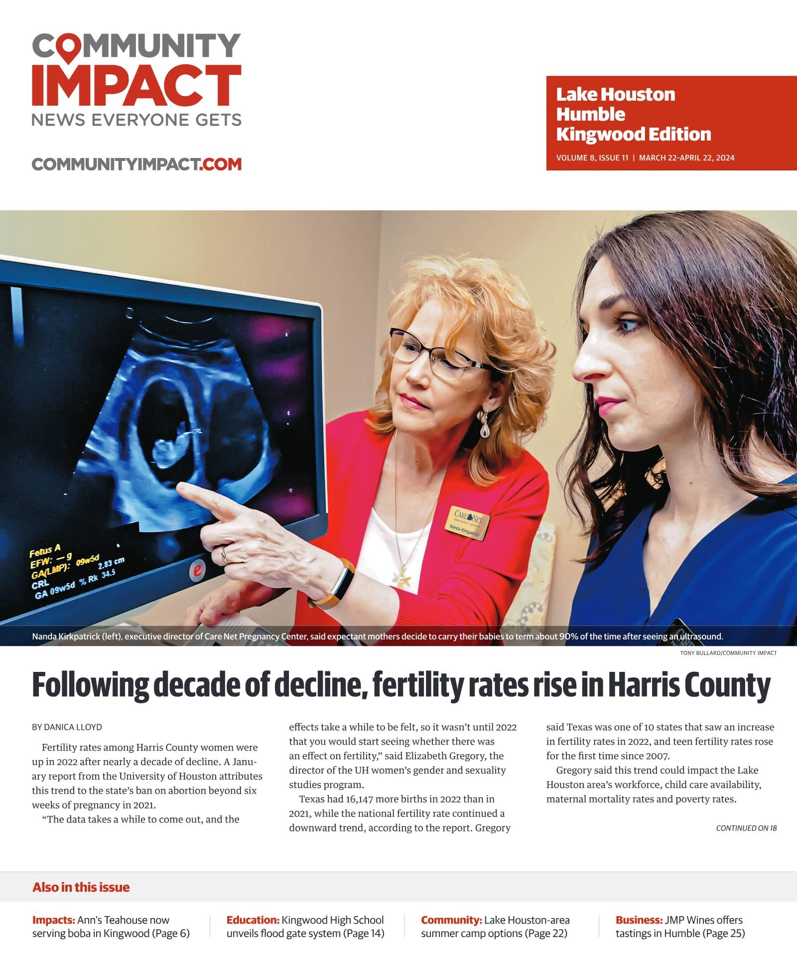 Lake Houston - Humble - Kingwood cover — March 2024