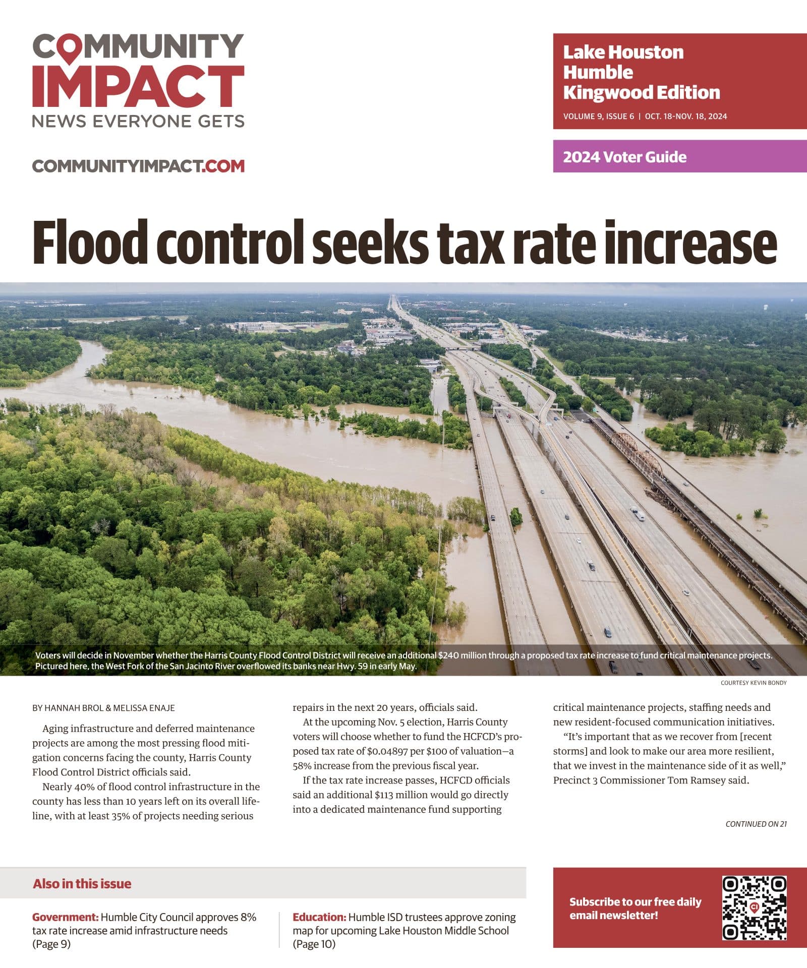Lake Houston - Humble - Kingwood cover — October 2024