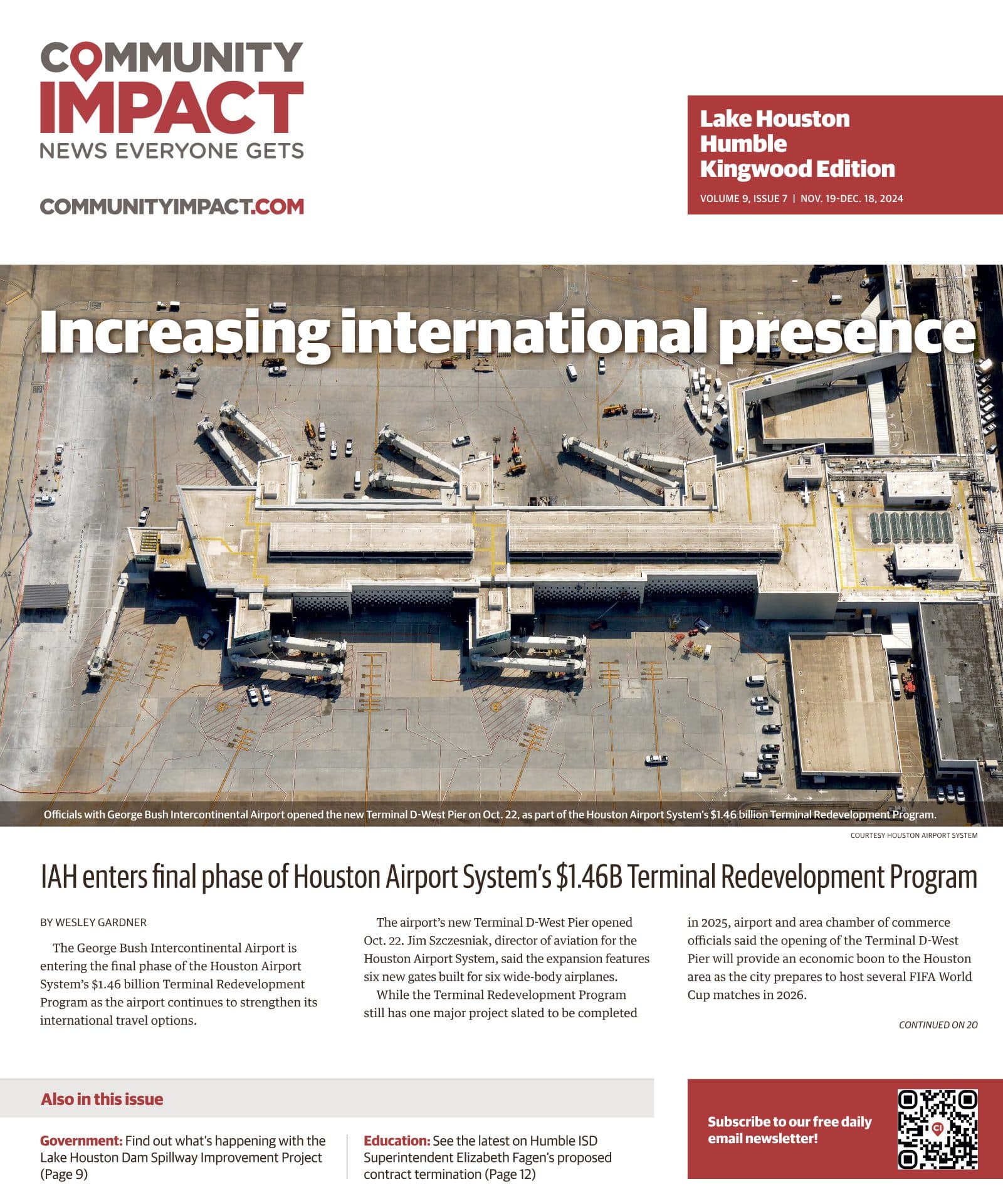 Lake Houston - Humble - Kingwood cover — November 2024