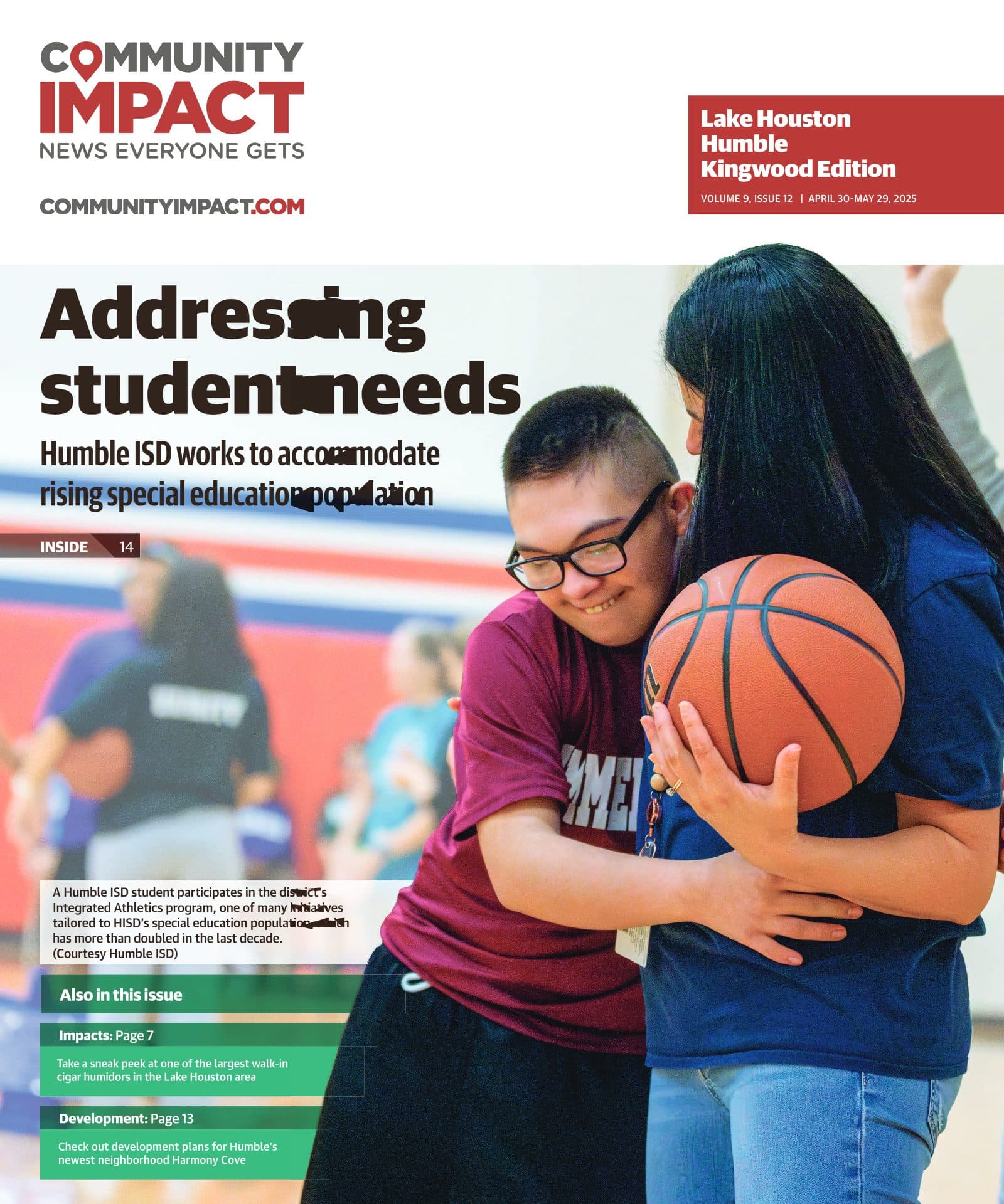 Lake Houston - Humble - Kingwood cover — April 2025