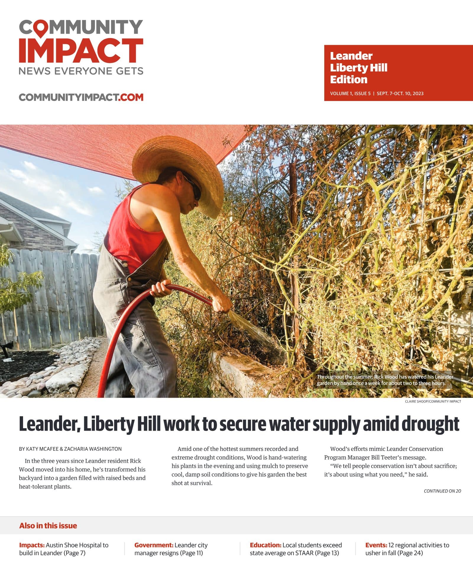 Leander - Liberty Hill cover — September 2023