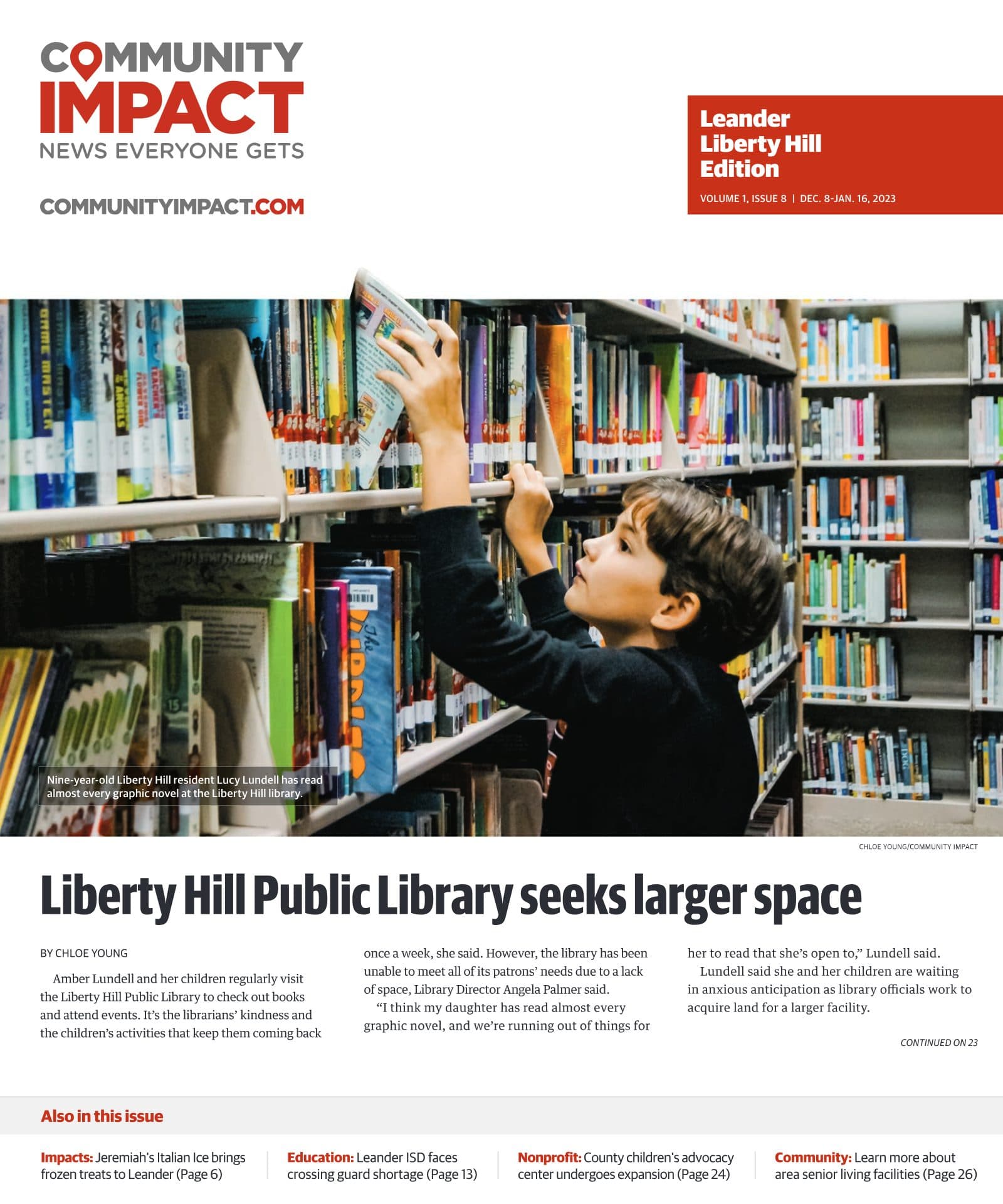 Leander - Liberty Hill cover — December 2023