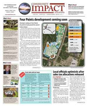 Lake Travis - Westlake cover — March 2010