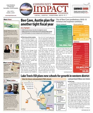 Lake Travis - Westlake cover — August 2010