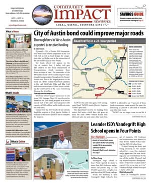Lake Travis - Westlake cover — September 2010
