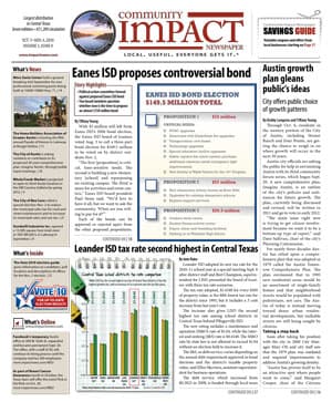 Lake Travis - Westlake cover — October 2010
