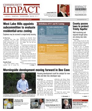 Lake Travis - Westlake cover — March 2012