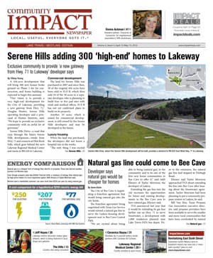 Lake Travis - Westlake cover — April 2012