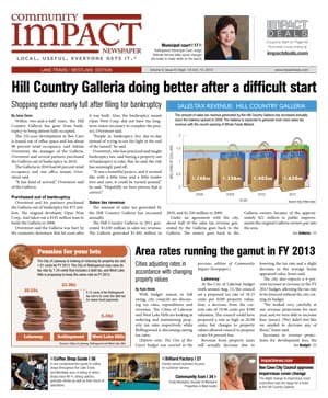 Lake Travis - Westlake cover — September 2012
