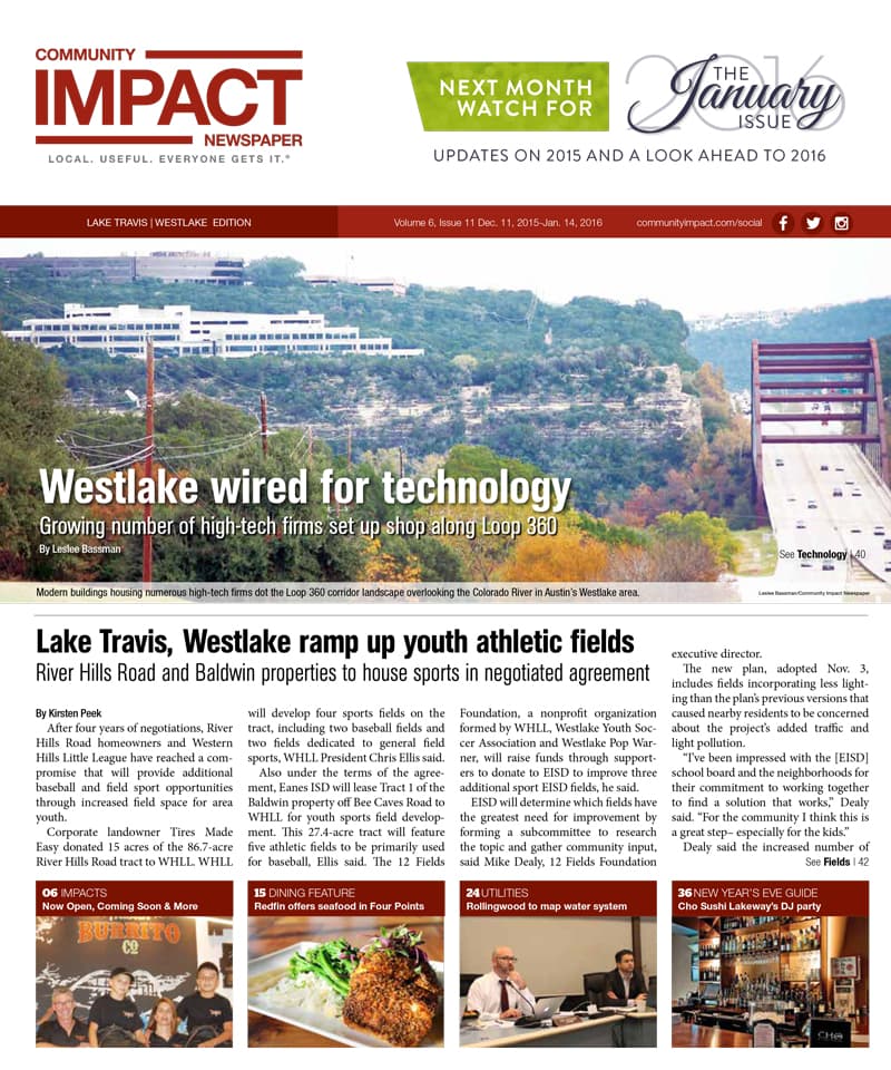 Lake Travis - Westlake cover — December 2015