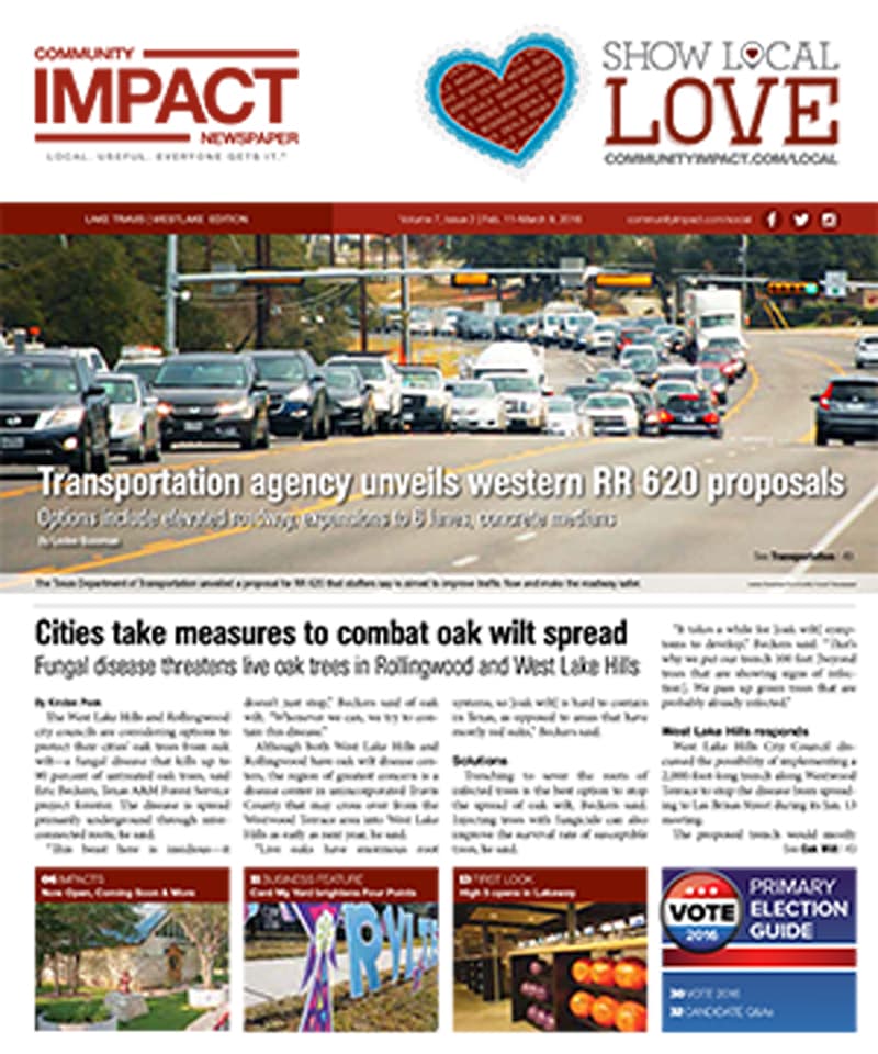 Lake Travis - Westlake cover — February 2016