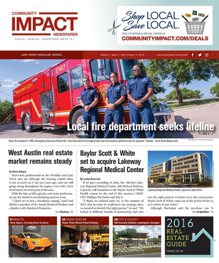 Lake Travis - Westlake cover — July 2016