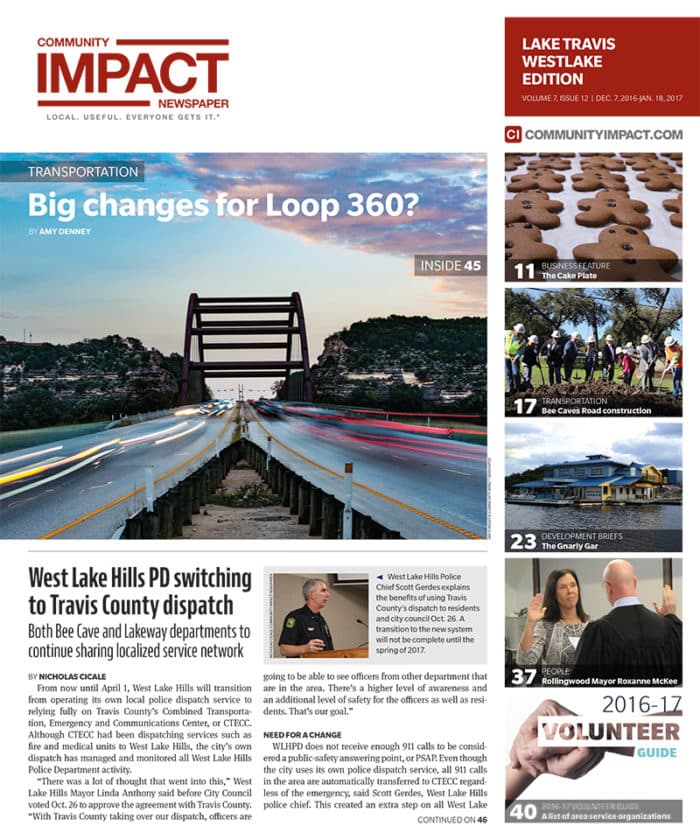 Lake Travis - Westlake cover — December 2016