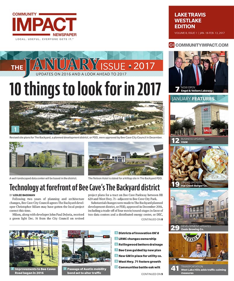 Lake Travis - Westlake cover — January 2017