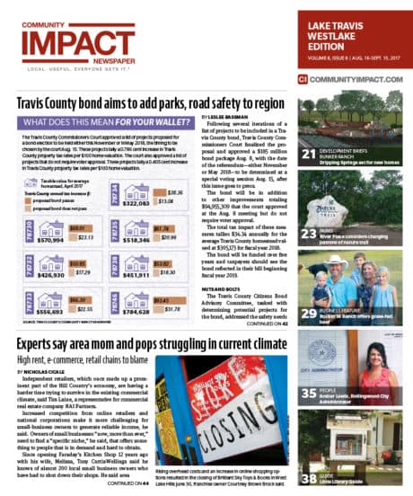 Lake Travis - Westlake cover — August 2017