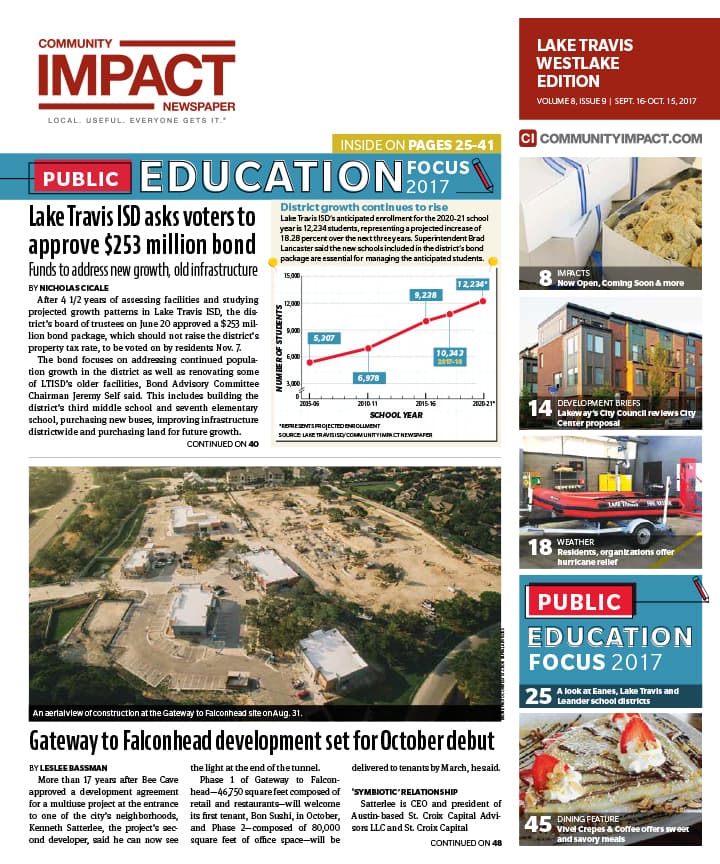 Lake Travis - Westlake cover — September 2017
