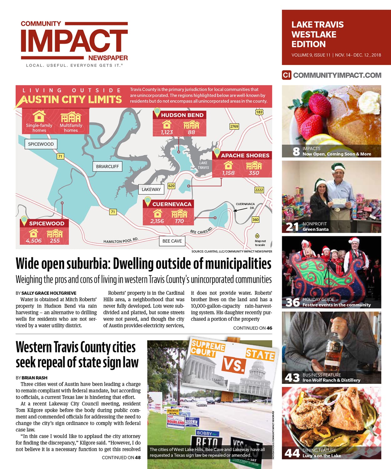 Lake Travis - Westlake cover — November 2018