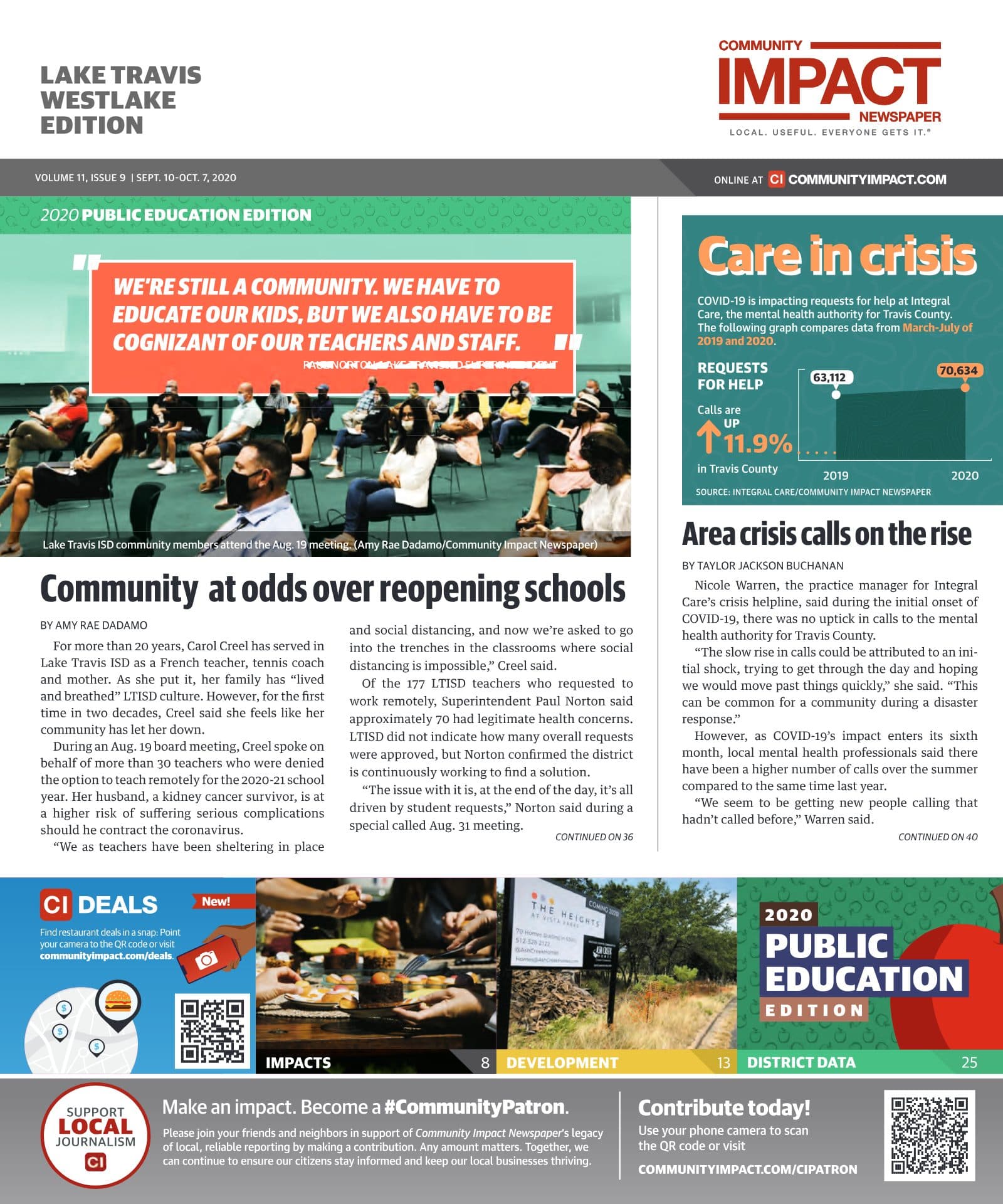Lake Travis - Westlake cover — September 2020