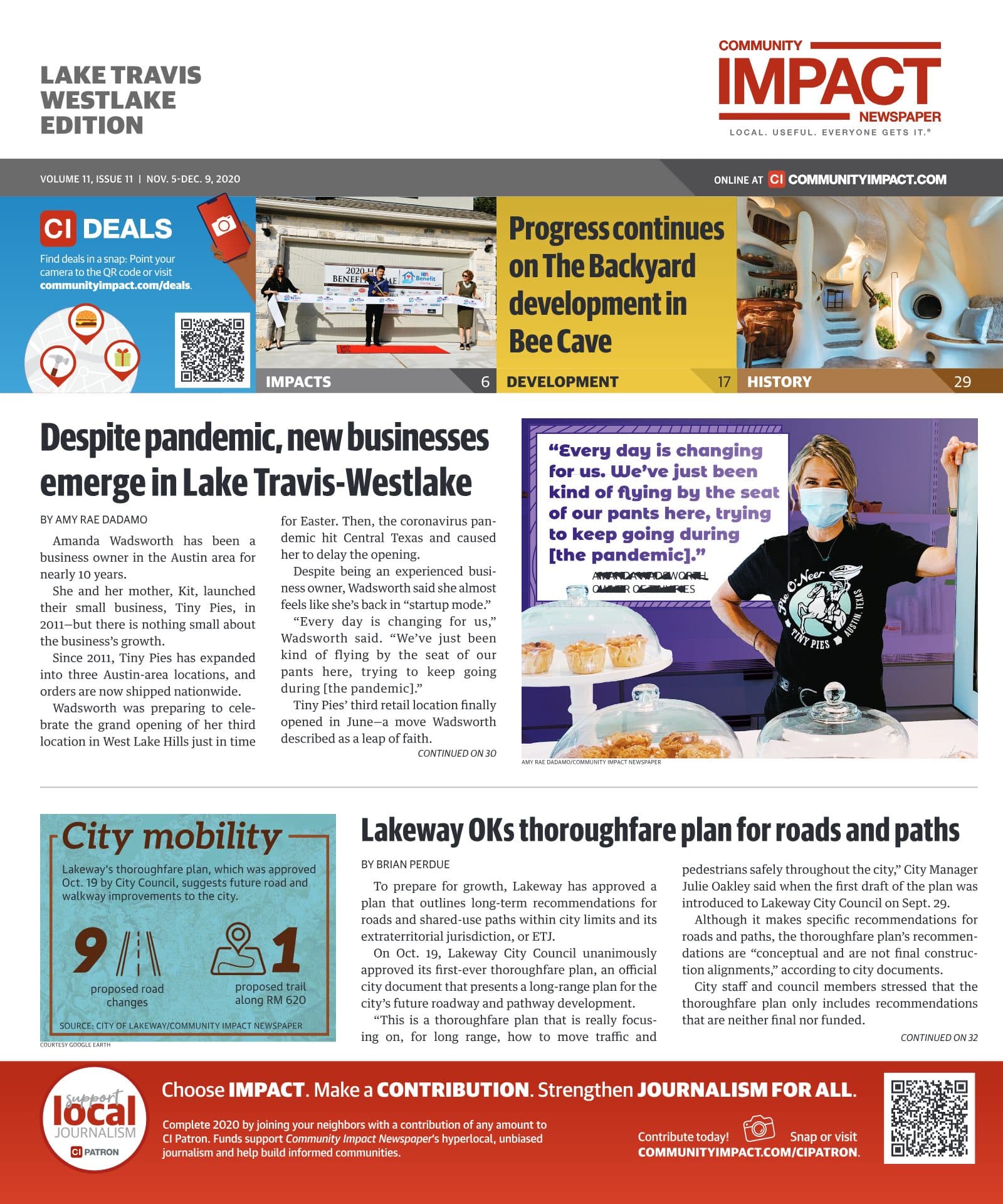 Lake Travis - Westlake cover — November 2020