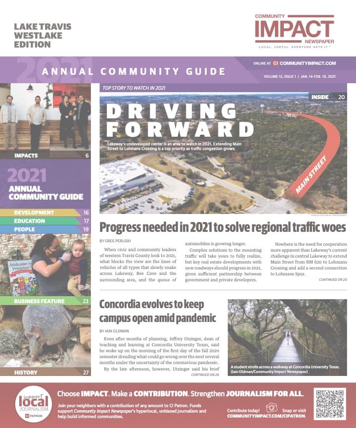 Lake Travis - Westlake cover — January 2021