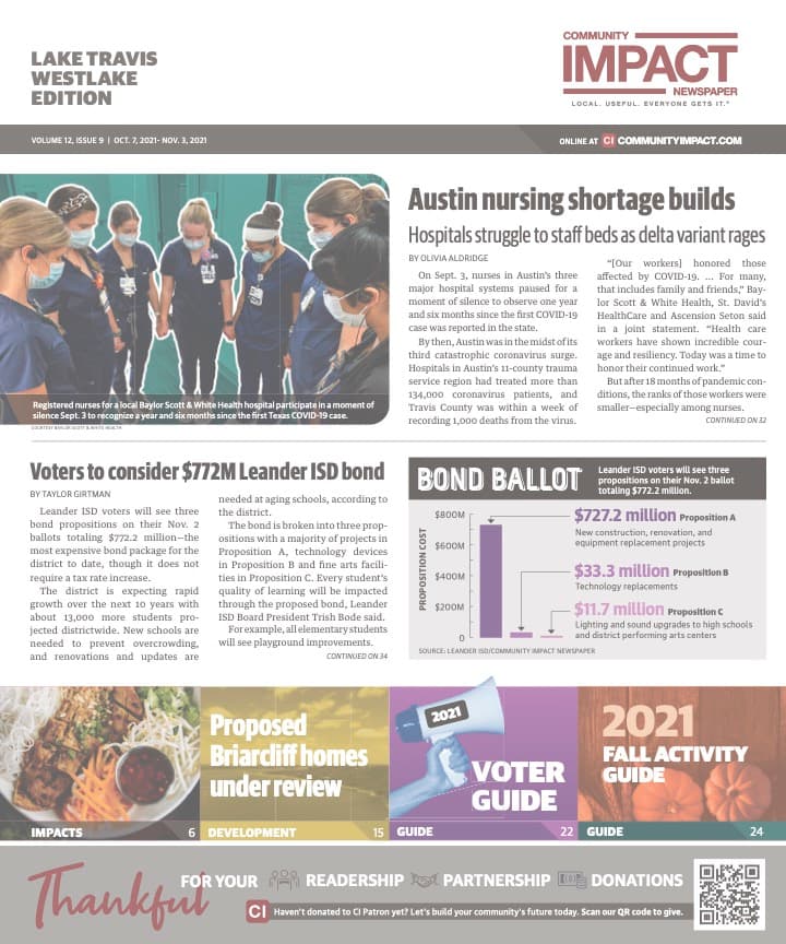 Lake Travis - Westlake cover — October 2021