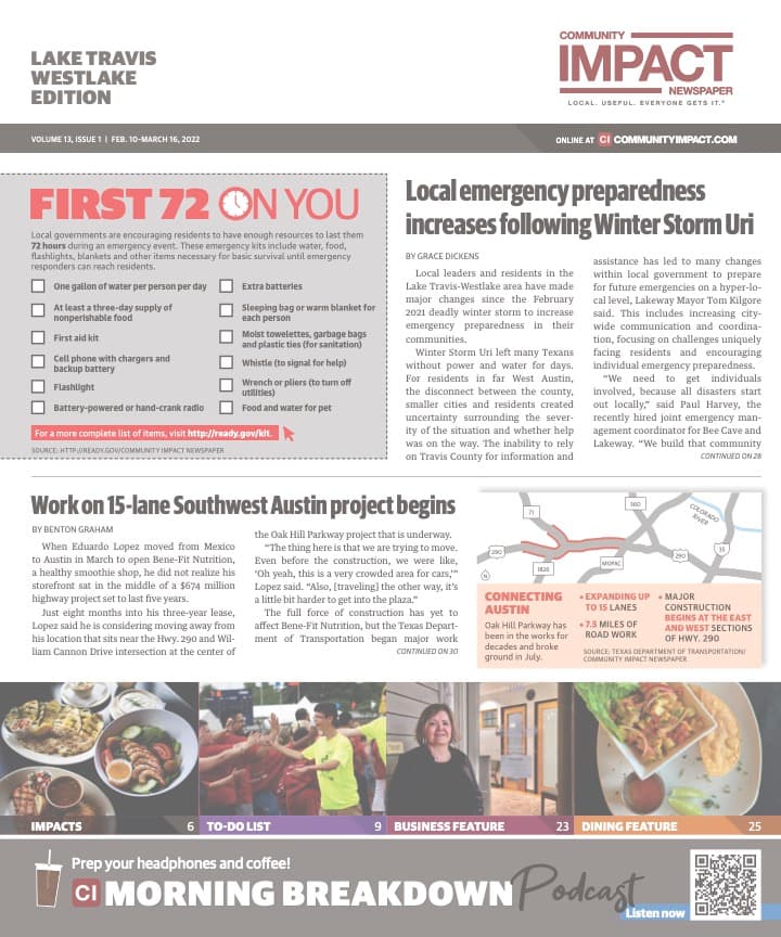 Lake Travis - Westlake cover — February 2022