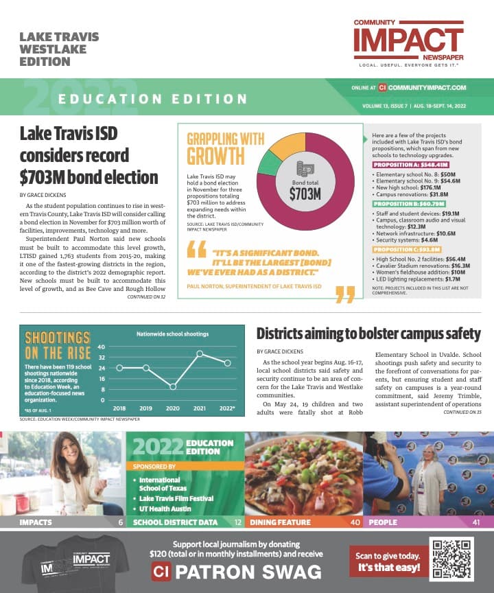 Lake Travis - Westlake cover — August 2022