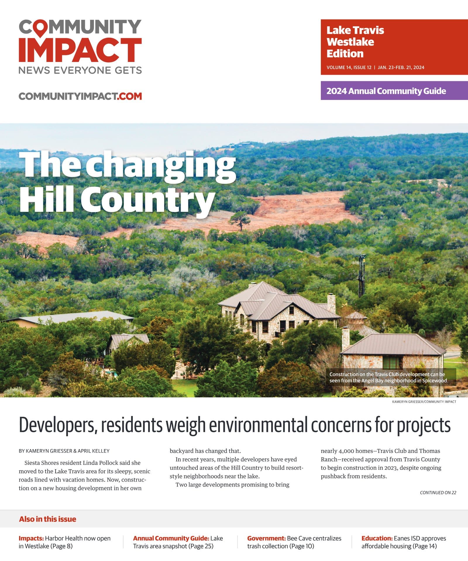 Lake Travis - Westlake cover — January 2024