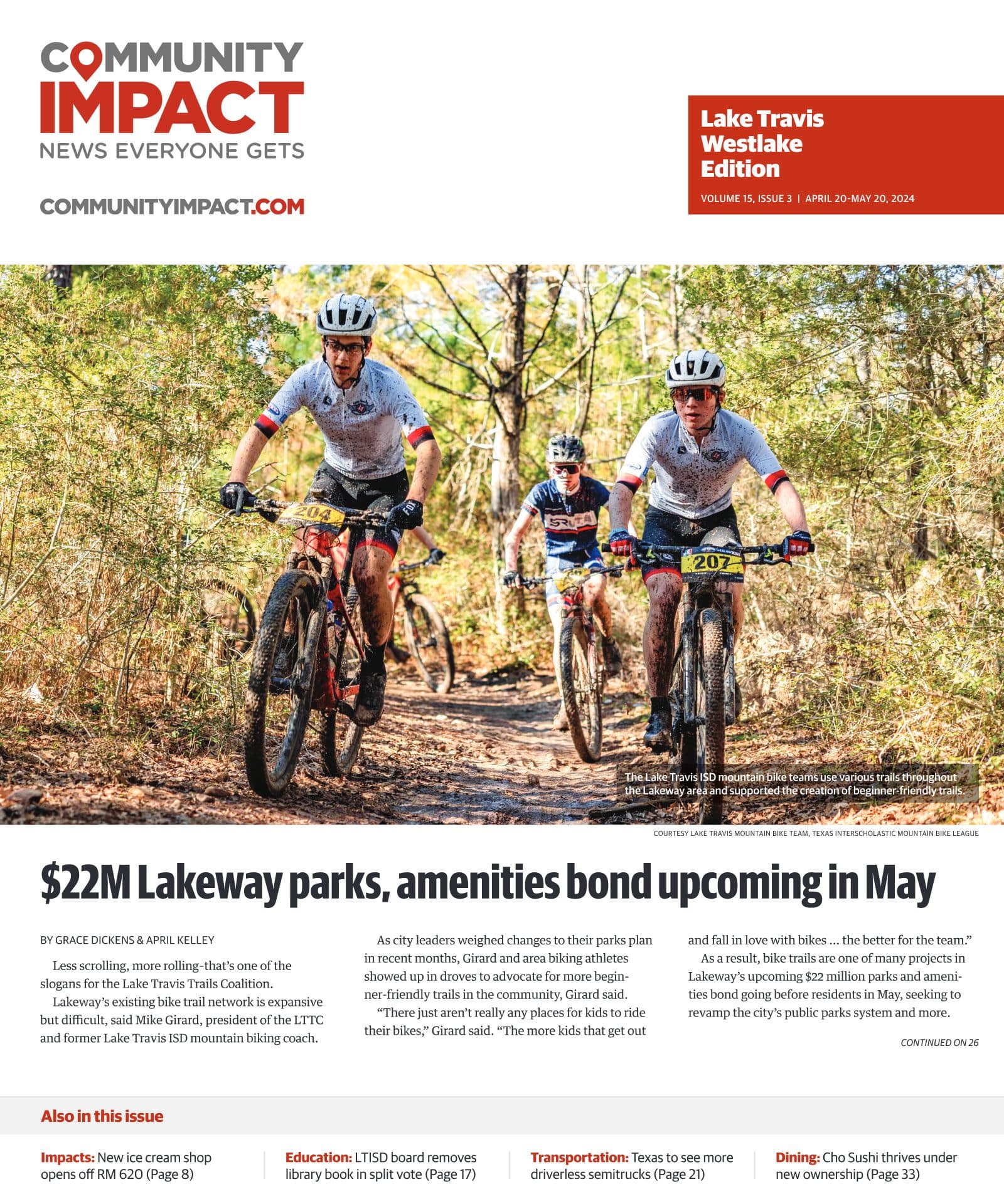 Lake Travis - Westlake cover — April 2024