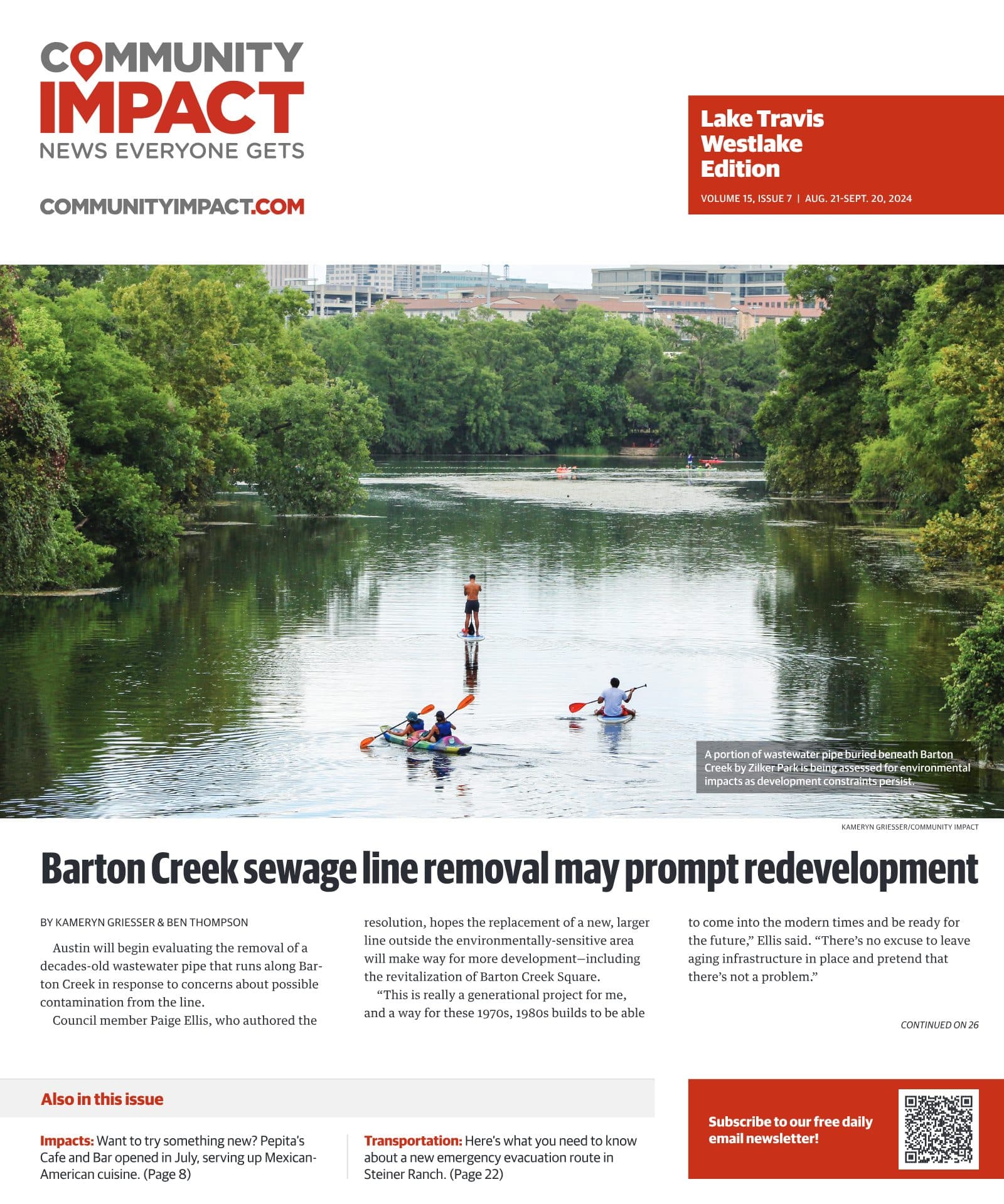 Lake Travis - Westlake cover — August 2024